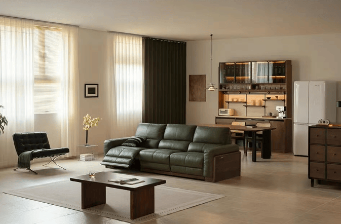 源氏木语黑胡桃木引领品质家居消费新浪潮PG电子麻将胡了模拟器三大平台销量第一(图3)